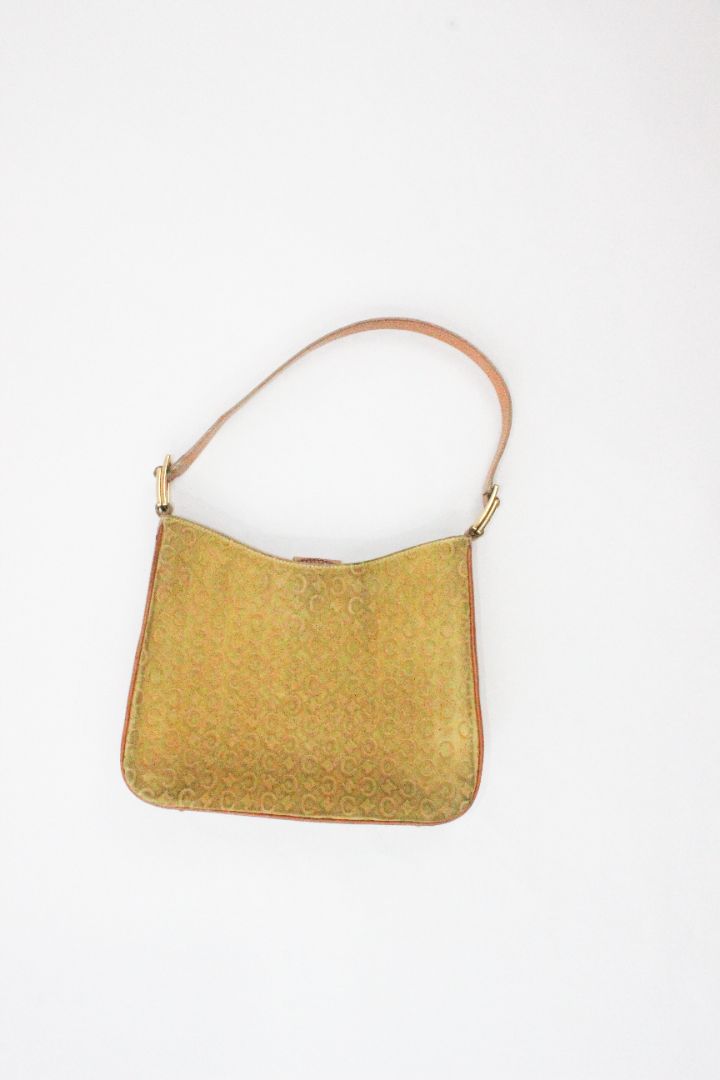 VINTAGE, CELINE, MACADAM SUEDE BAG