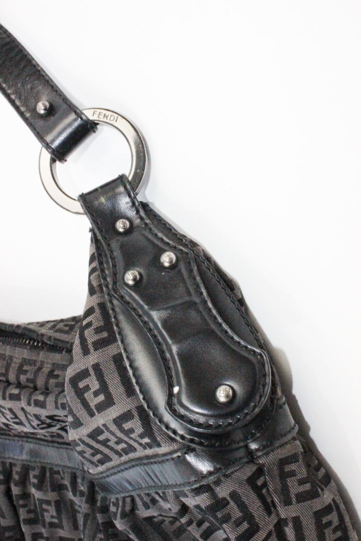 VINTAGE, FENDI, ZUCCA SHOULDER BAG