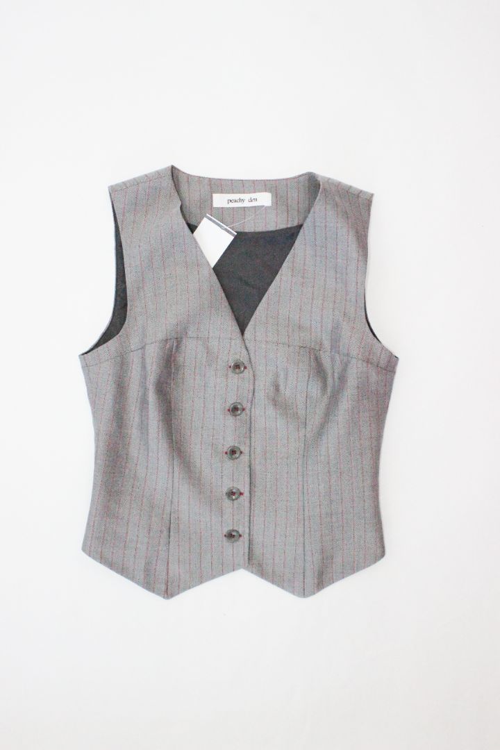 VEST, PEACHY DEN, XS