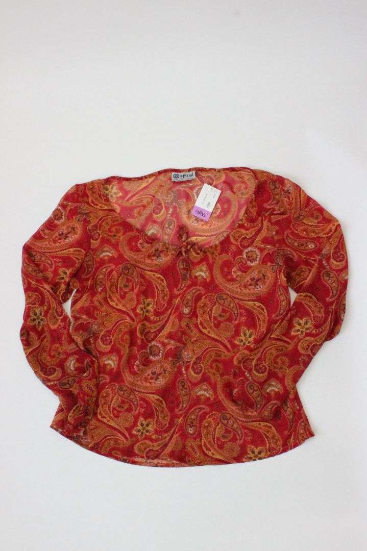 VINTAGE SPIRAL — Blouse, M