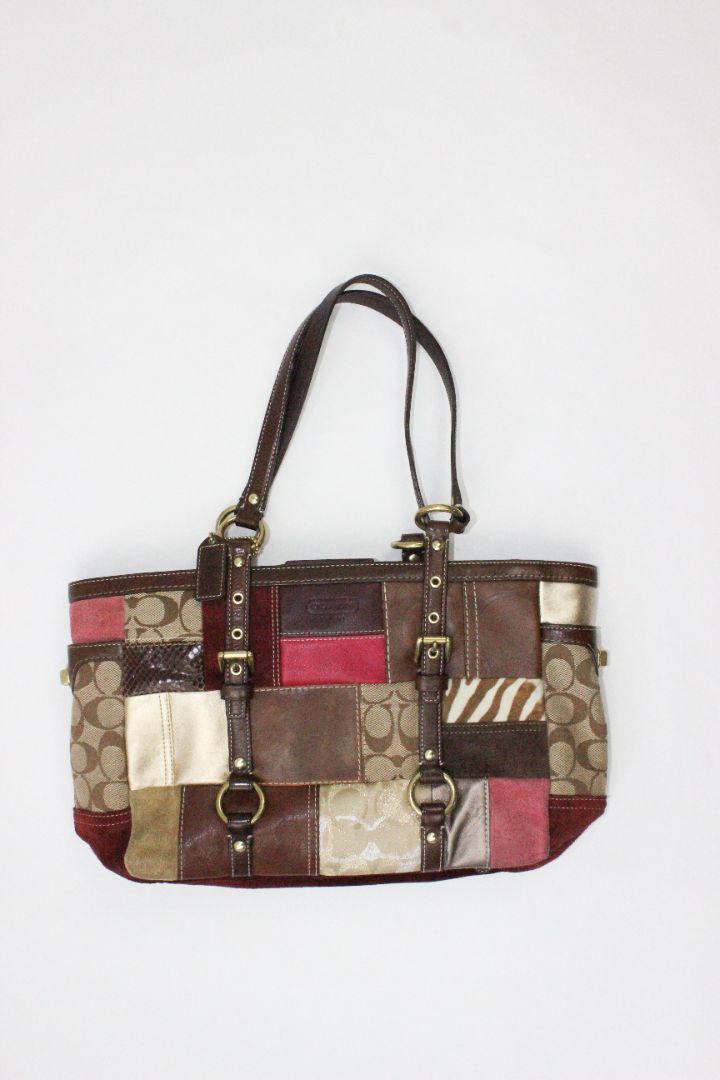 2006 COACH HOLIDAY PATCHWORK BAG