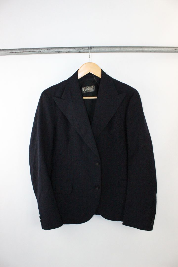 BLAZER, GLASSONS, NAVY, NO SIZE, AS IS