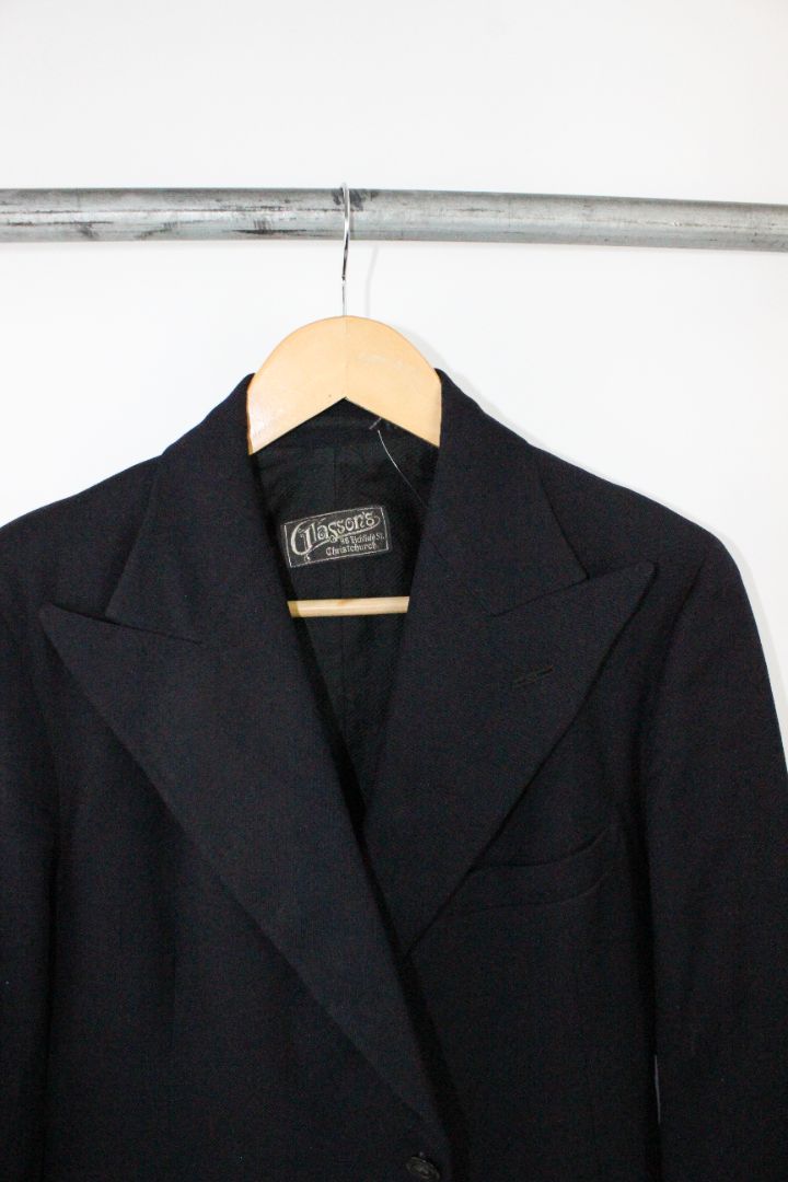 BLAZER, GLASSONS, NAVY, NO SIZE, AS IS