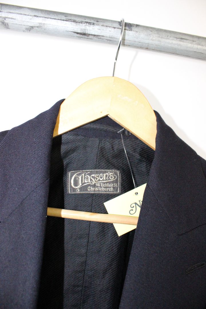 BLAZER, GLASSONS, NAVY, NO SIZE, AS IS
