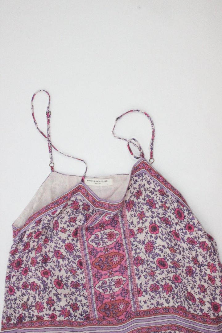 MIDI DRESS, SPELL, PINK/MULTI, L