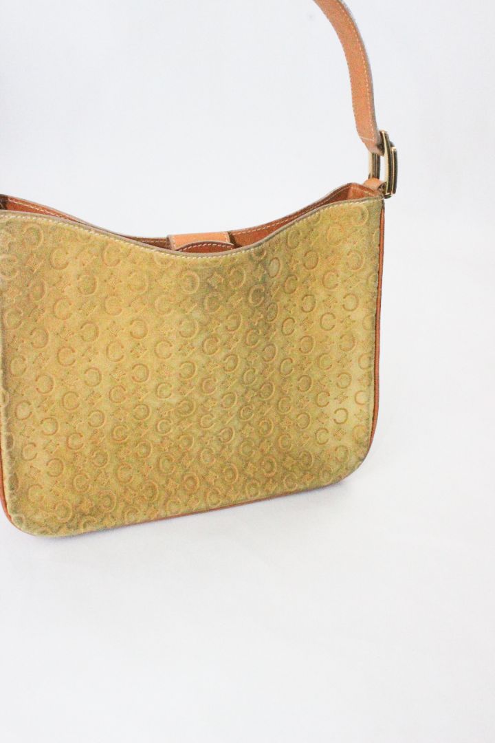 VINTAGE, CELINE, MACADAM SUEDE BAG