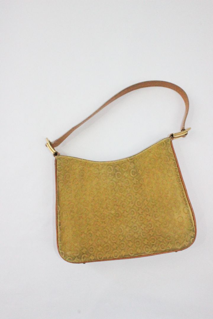 VINTAGE, CELINE, MACADAM SUEDE BAG
