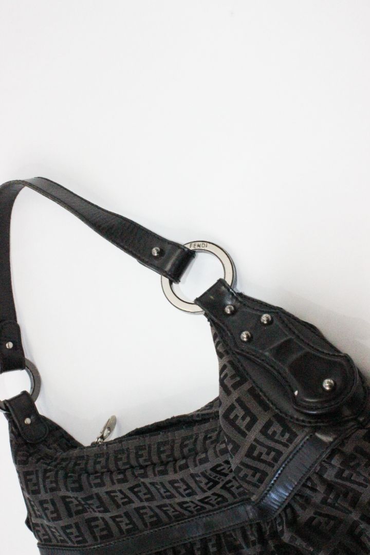 VINTAGE, FENDI, ZUCCA SHOULDER BAG