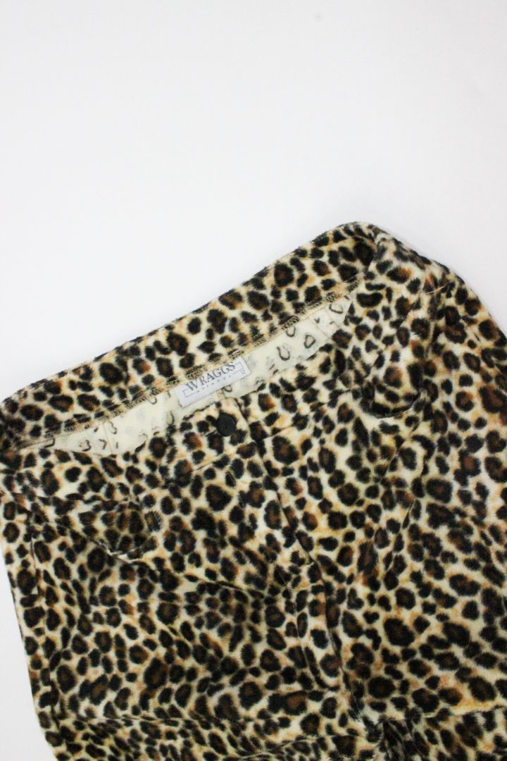 VINTAGE, LEOPARD PRINT, PANTS, 12