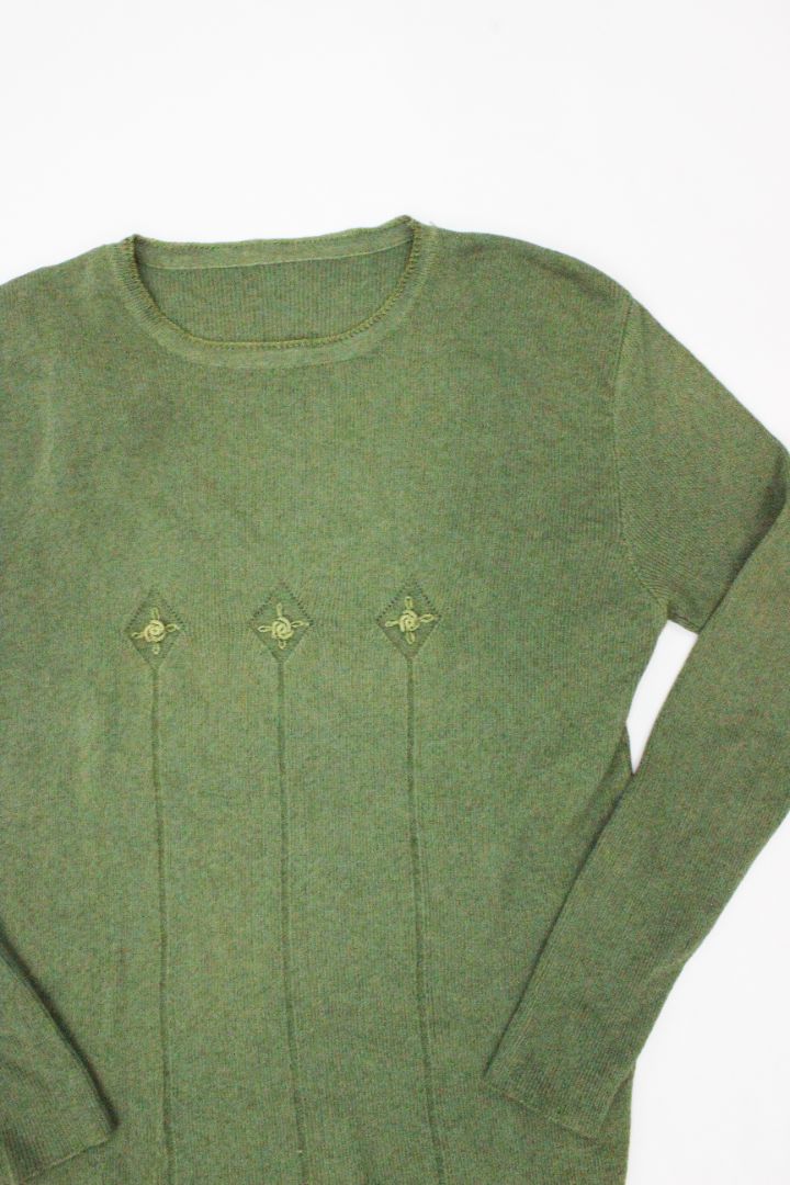 KNIT, GREEN, 10