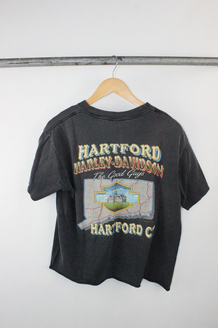 VINTAGE, SS TEE, HARLEY DAVIDSON, M