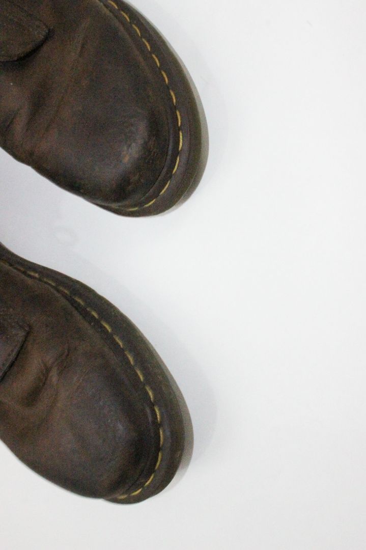 BOOTS, DR MARTEN, BROWN, 46