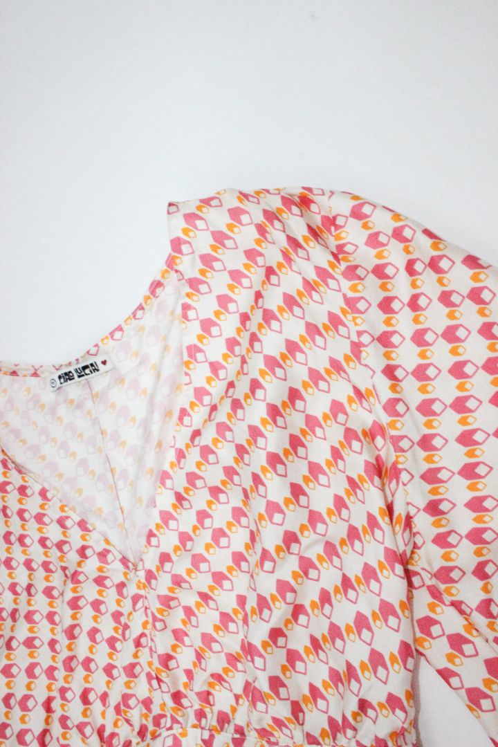 BLOUSE, CIAO LUCIA, PEACH/ORANGE, M
