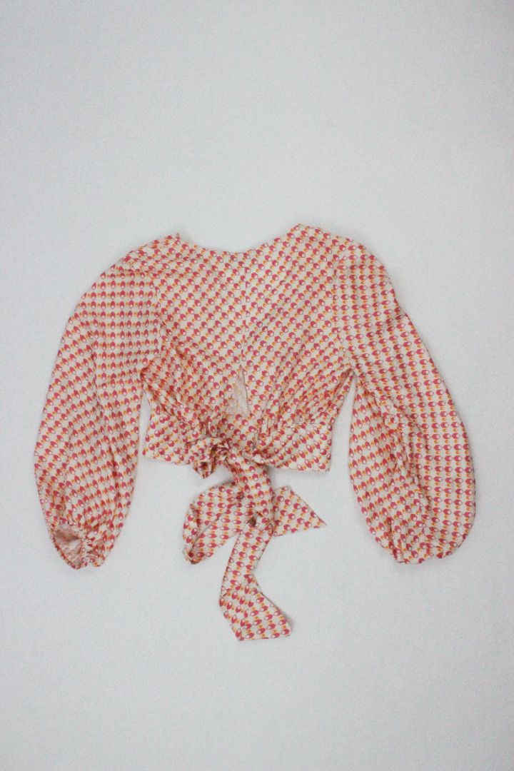 BLOUSE, CIAO LUCIA, PEACH/ORANGE, M