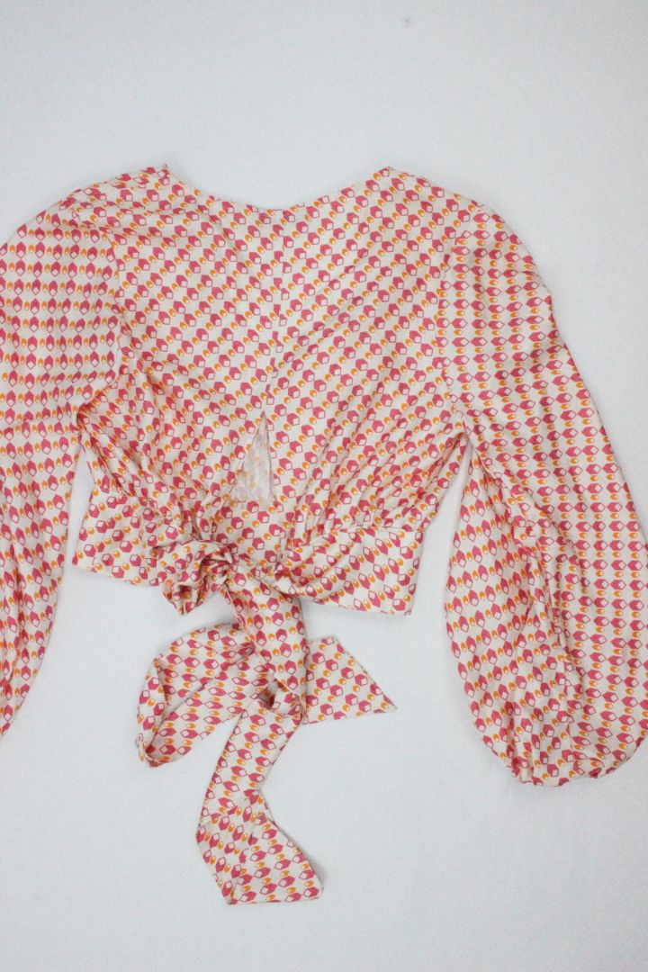 BLOUSE, CIAO LUCIA, PEACH/ORANGE, M