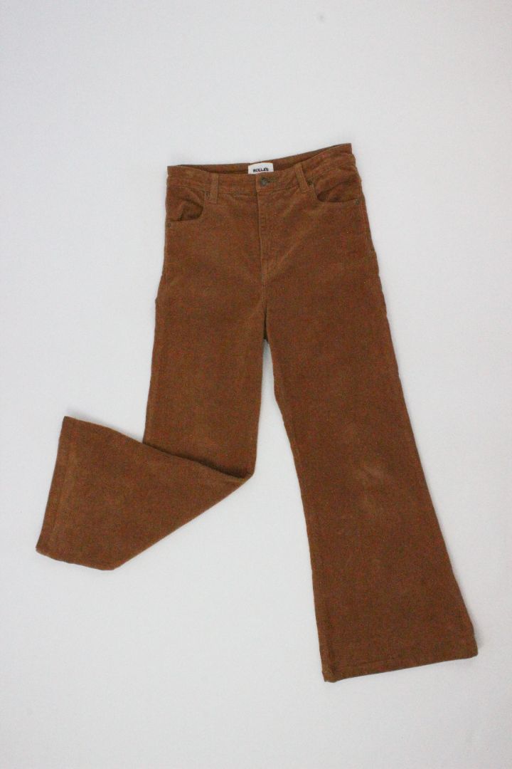 PANTS, ROLLA'S, BROWN, 12