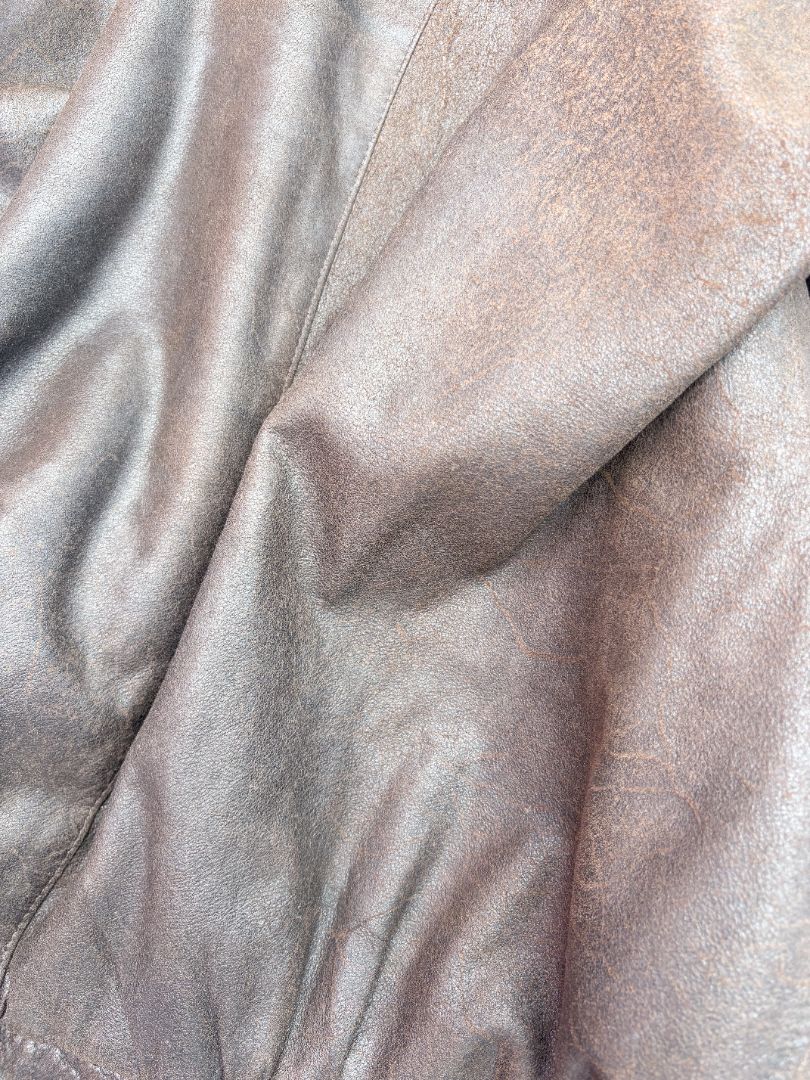 VINTAGE, LEATHER BOMBER, M