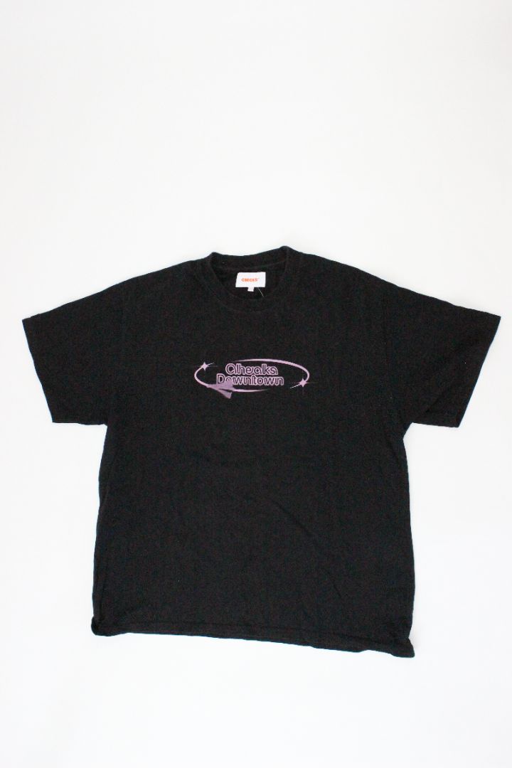 SS TEE, CHECKS, 3XL