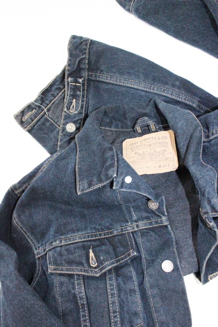VINTAGE, DENIM JACKET, LEVI'S, S