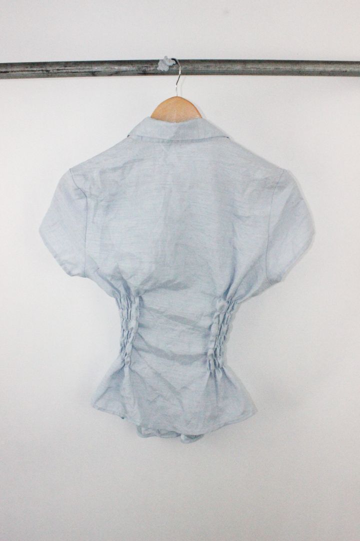 BLOUSE, WORKED, S