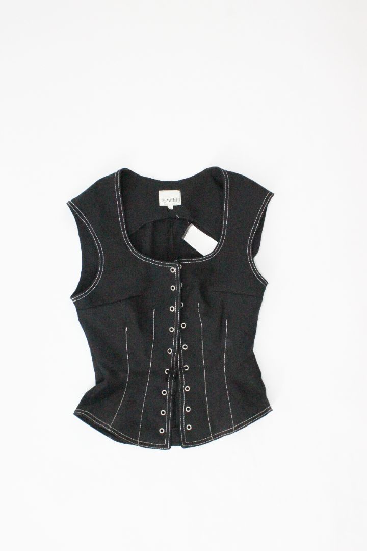 VINTAGE, BLOUSE, PAMELIA, S