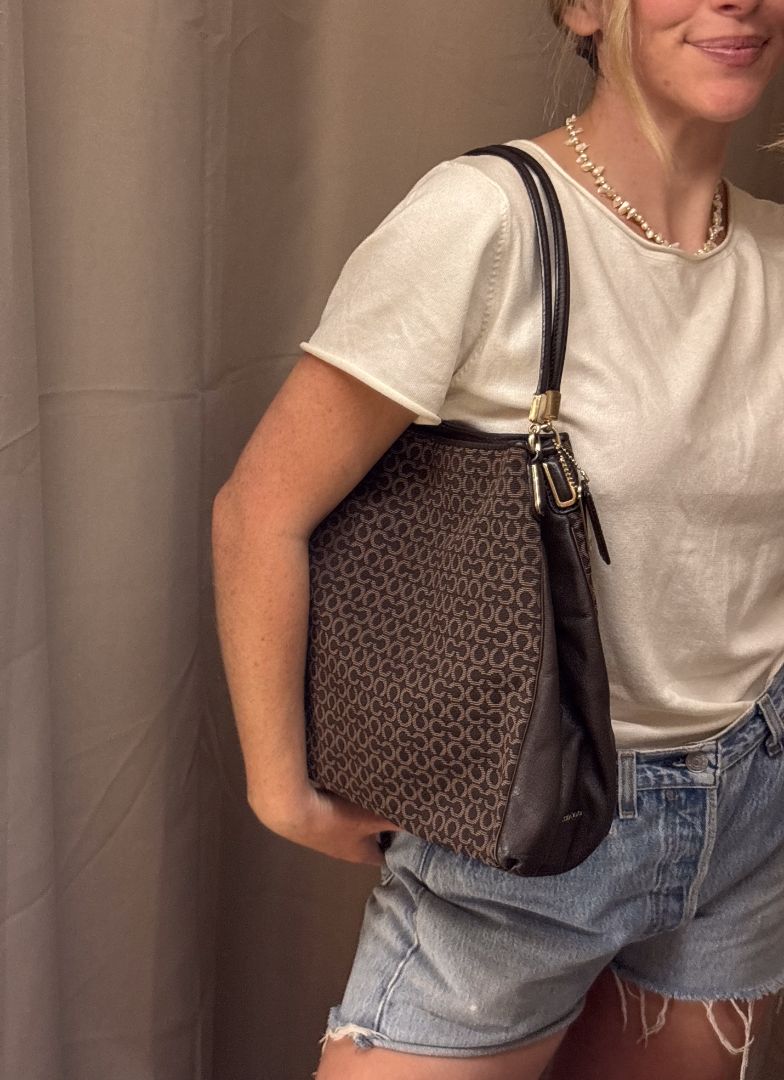 NEEDLEPOINT BAG, COACH