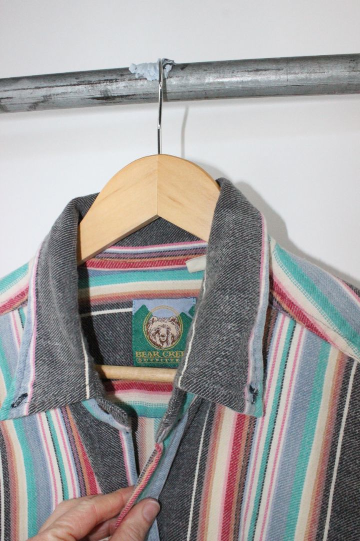VINTAGE, LS SHIRT, BEAR CREEK, XL