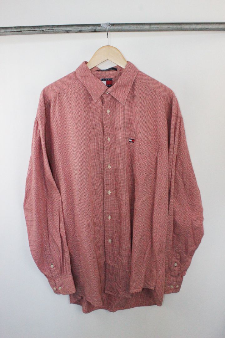 VINTAGE, LS SHIRT, TOMMY HILFIGER, XL