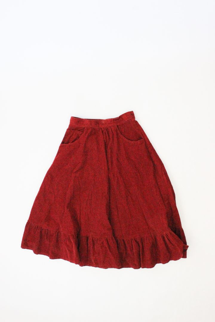 VINTAGE, MIDI SKIRT, XS