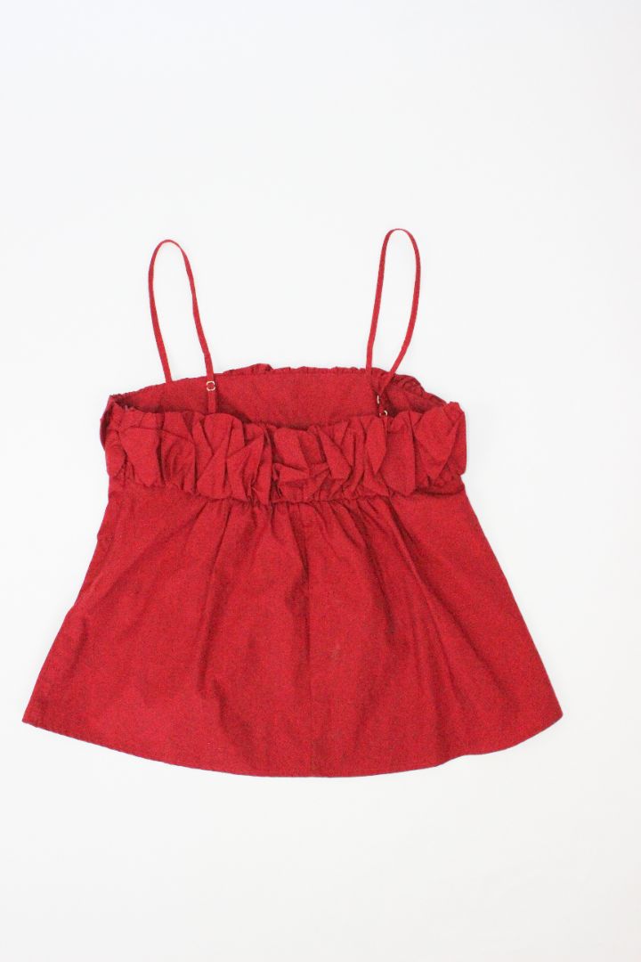 BLOUSE, RUBY, RED, 8