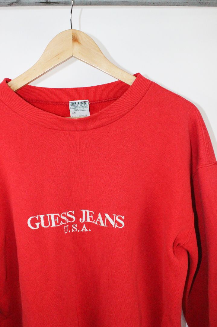 VINTAGE, JUMPER, GUESS, L