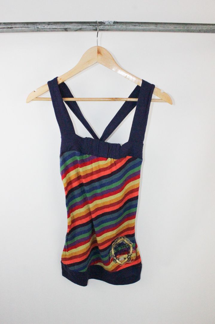 SINGLET, APPLE BOTTOM, BLUE, AS IS
