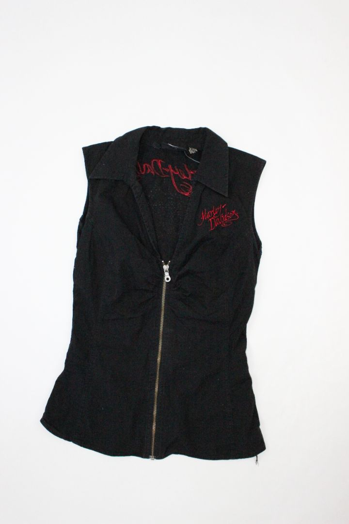 Y2K, BLOUSE, HARLEY DAVIDSON, L