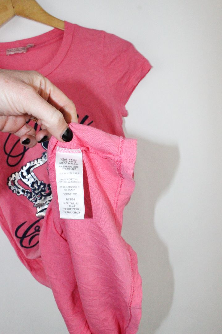 SS TEE, JUICY COUTURE, PINK, S