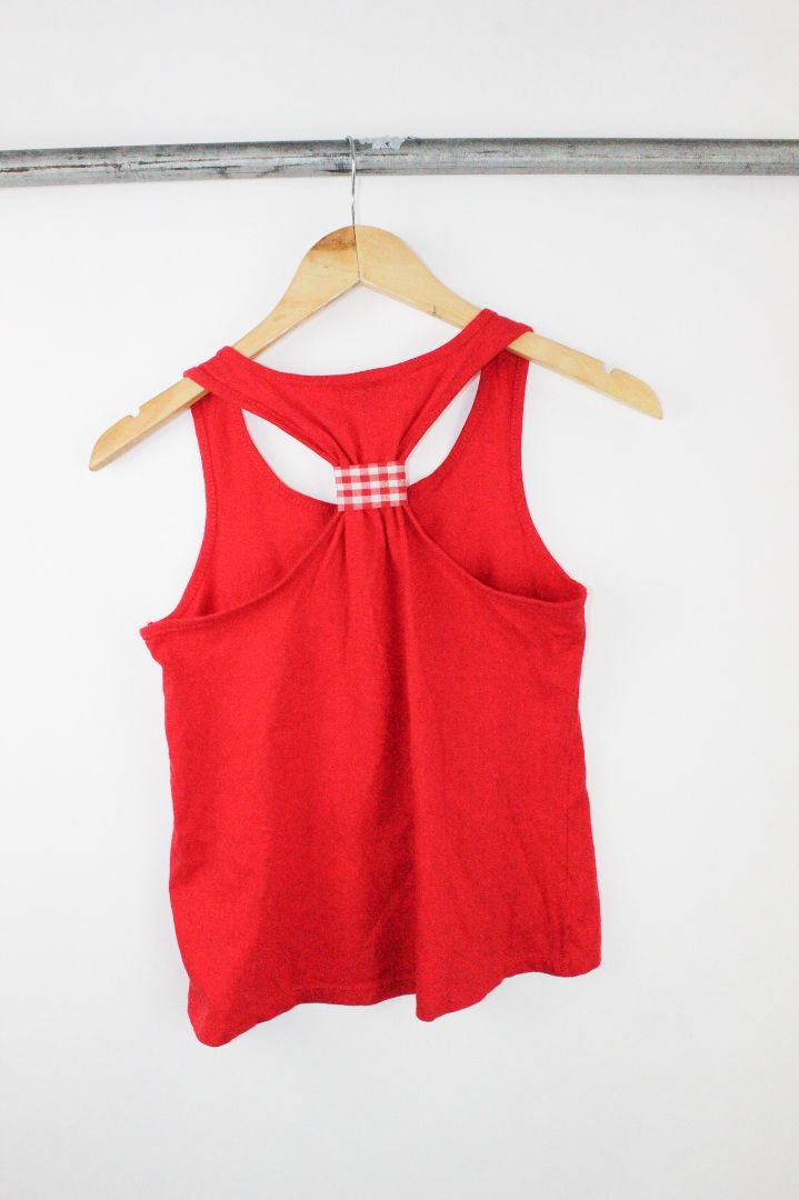 SINGLET, BETTY BOOP, RED, S