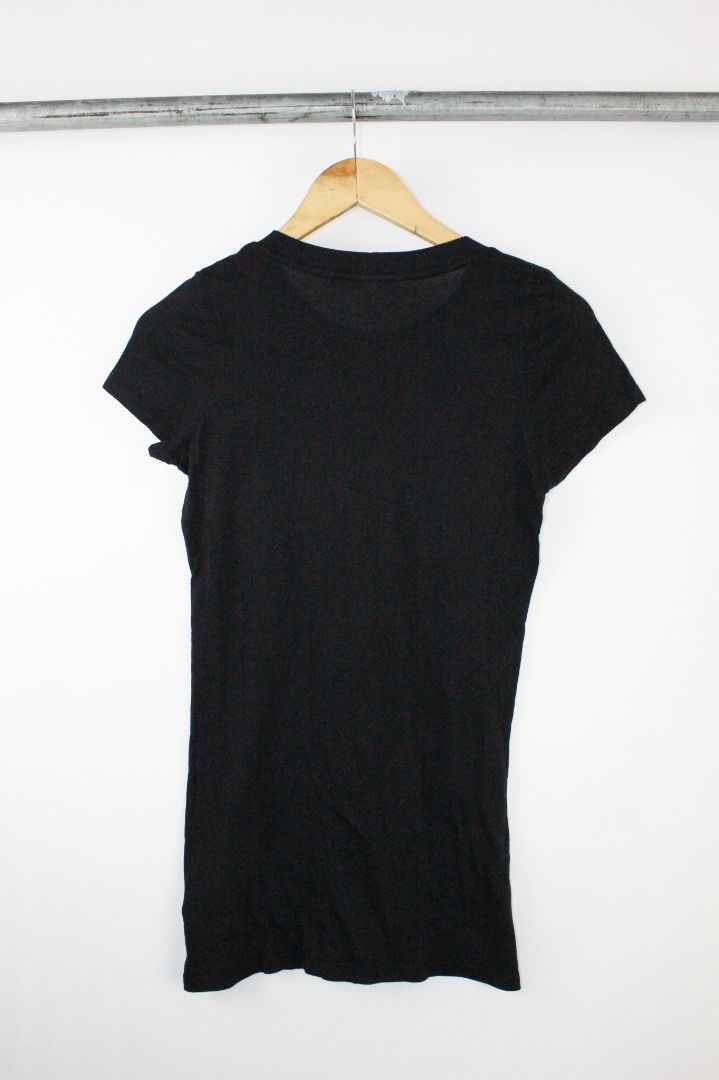 SS TEE, JUICY COUTURE, BLACK/PINK, S