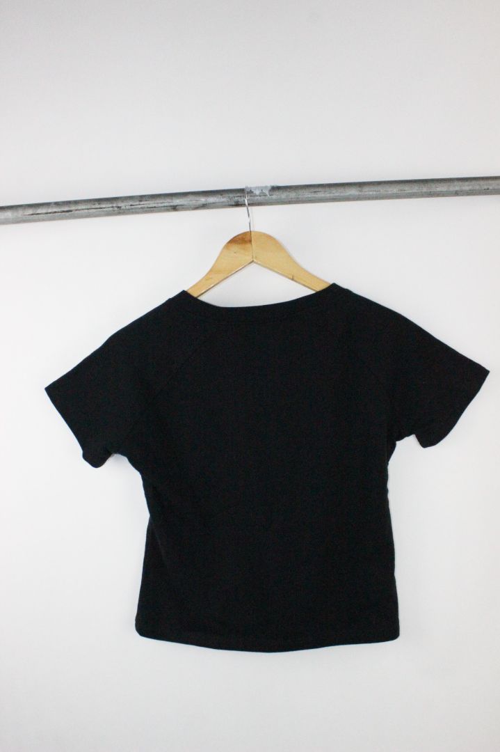 SS TEE, BEBE, BLACK, L