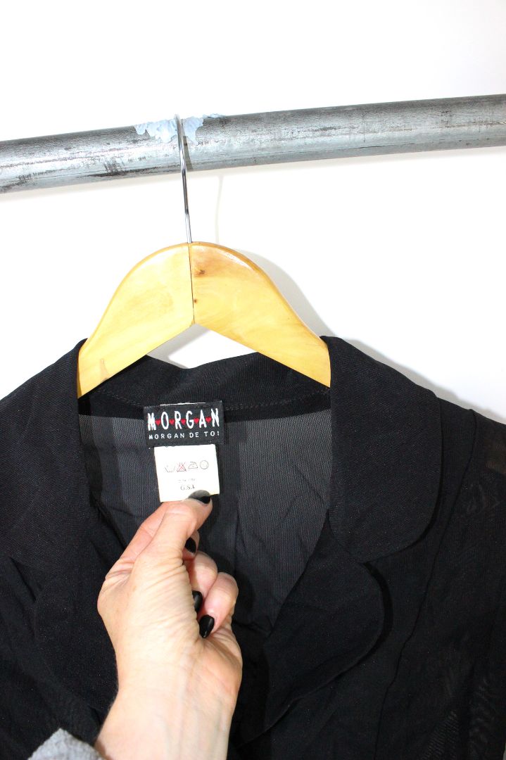 BLOUSE, MORGAN DE TOI, BLACK, S