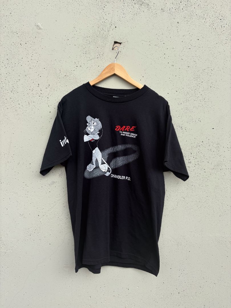 VINTAGE, TEE, D.A.R.E, L