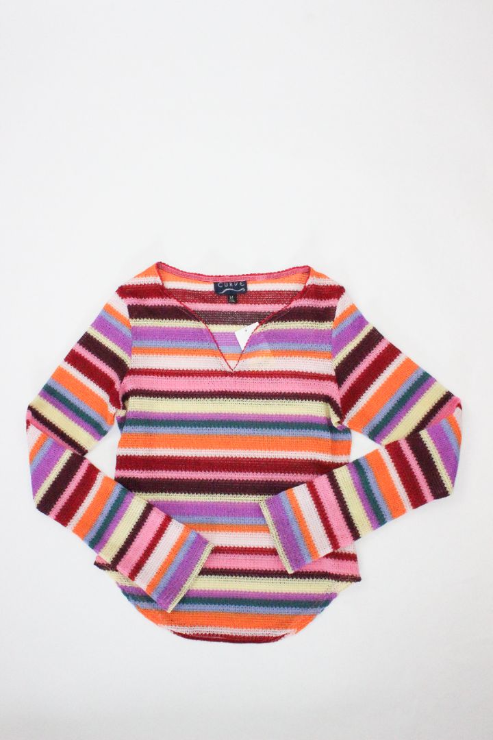 BLOUSE, CURVE, MULTI, M