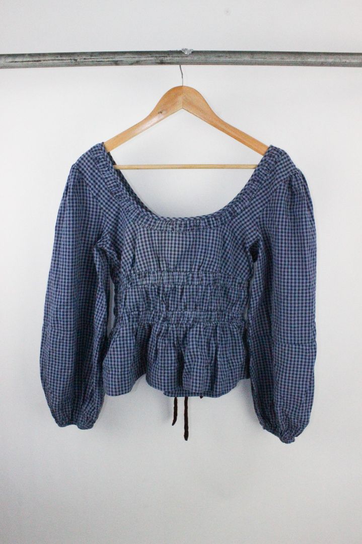 BLOUSE, DAMSON MADDER, 10