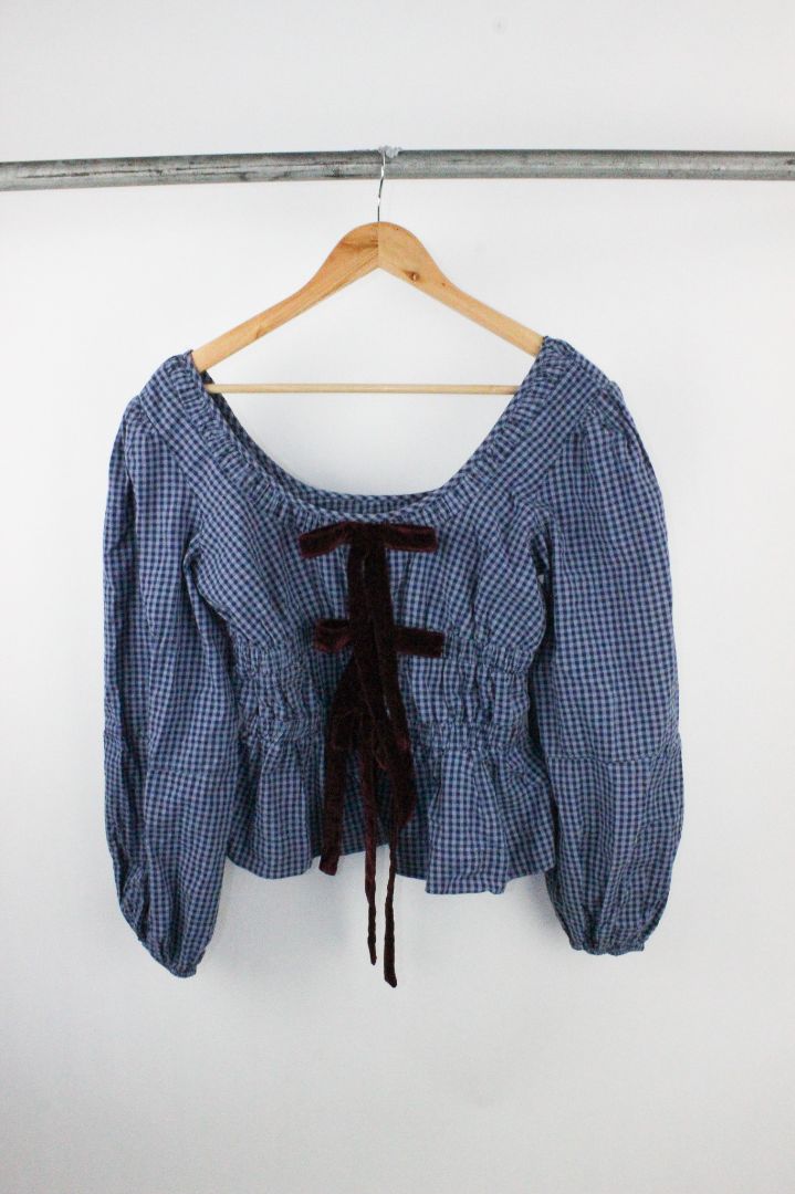 BLOUSE, DAMSON MADDER, 10