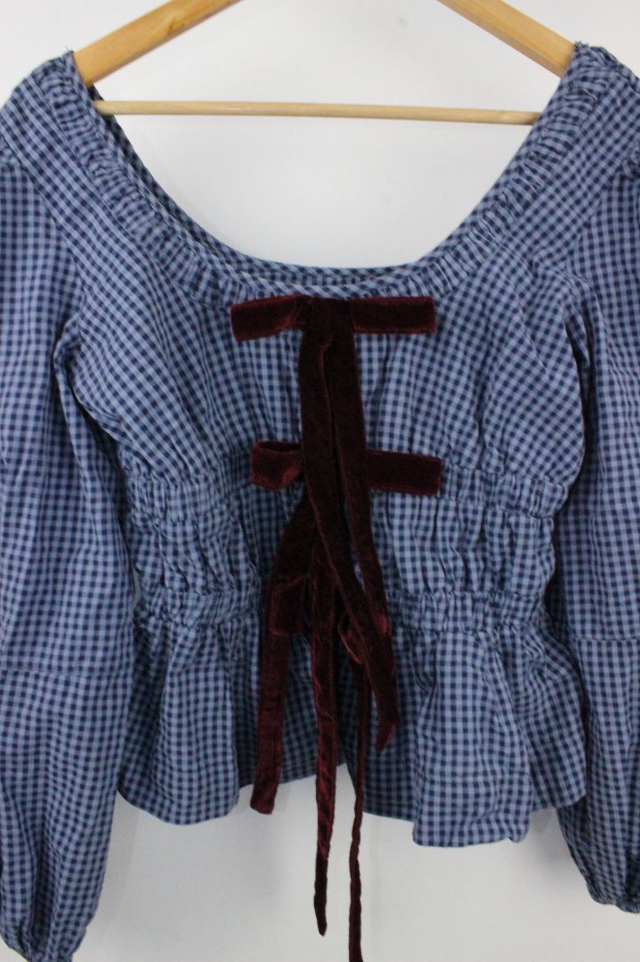 BLOUSE, DAMSON MADDER, 10