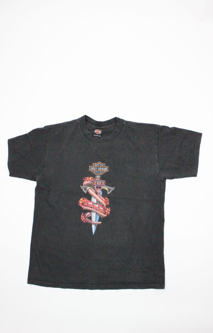 VINTAGE, SS TEE, HARLEY DAVIDSON, L