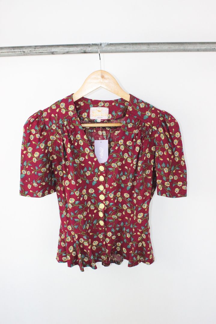 VINTAGE, BLOUSE, SOCIETY, S