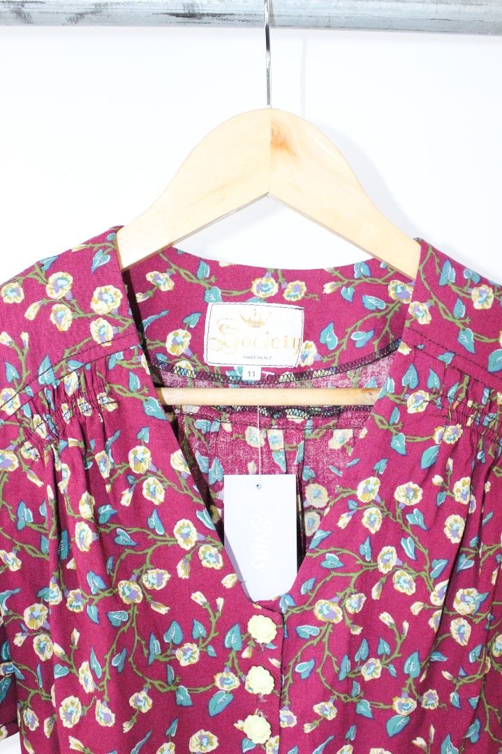 VINTAGE, BLOUSE, SOCIETY, S