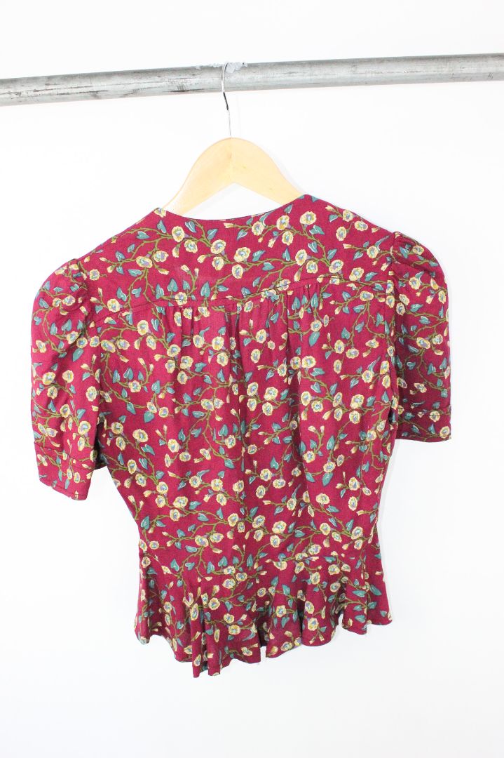 VINTAGE, BLOUSE, SOCIETY, S
