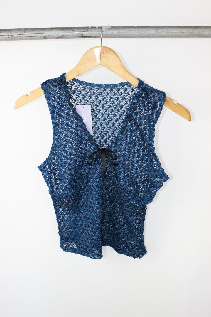 VINTAGE, BLOUSE, BEBE, S