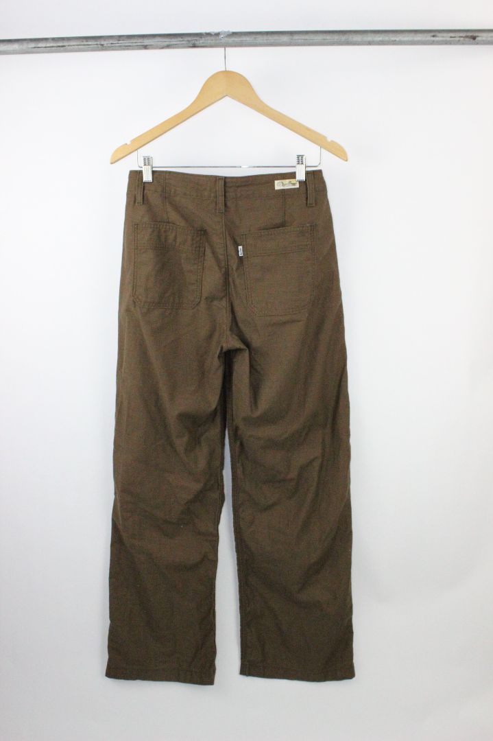 PANTS, LEVI'S, BROWN, 27
