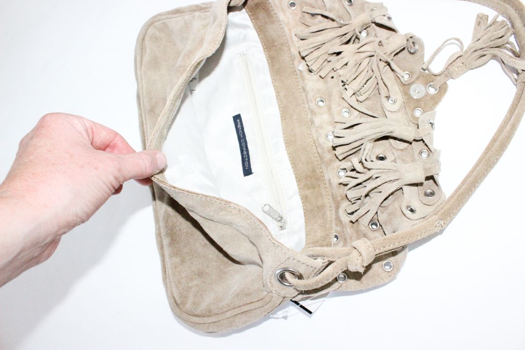 BAG, FRENCH CONNECTION, BEIGE